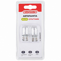 Автолампа W21/5W 12V 21/5W  без цоколя W3 16D 2-контактная СПУТНИК SKYWAY Стопы/габариты комплек 2шт